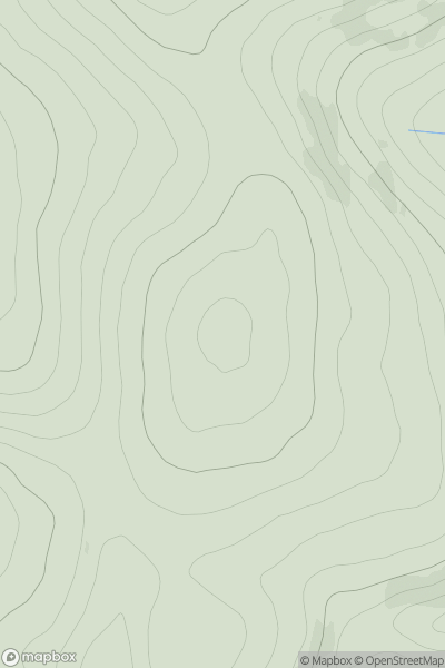Thumbnail image for Carn na Sguabaich [Glen Albyn and the Monadh Liath] showing contour plot for surrounding peak